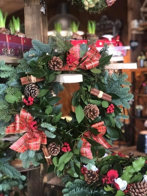 Christmas Wreath   Tartan